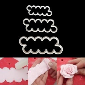 Set de 3 Moldes de Silicón Rosa para Pastel de Alta Durabilidad