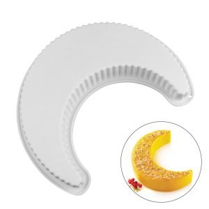 Molde de Silicón para Pasteles en Forma de Luna de Alta Calidad