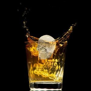 Molde de Silicona para Hielo Calavera Ideal para Fiestas y Celebraciones