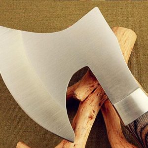 Hacha de Acero Inoxidable para Cortar Huesos y Carne con Diseño Ergonómico
