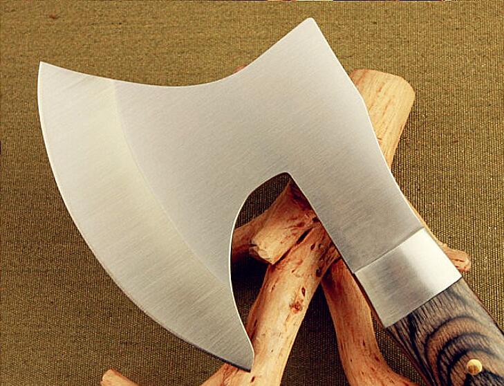 Hacha de Acero Inoxidable para Cortar Huesos y Carne con Diseño Ergonómico