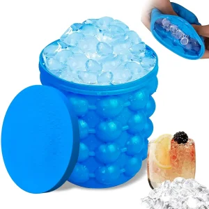 Cubo de Hielo de Silicona Reutilizable para Bebidas Siempre Frescas