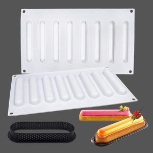 Molde Ovalado de Silicón para Pasteles Ideal para Repostería