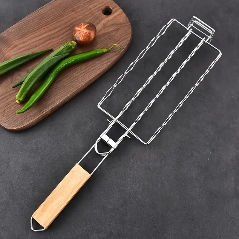 Parrilla Plegable de Acero Inoxidable 304 para Asar al Aire Libre