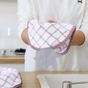 Toalla Absorbente de Coral Fleece para Cocina Eficiente y Duradera