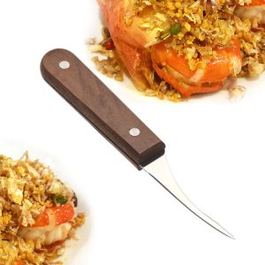 Cortador de Camarones de Acero Inoxidable para Chefs y Cocineros