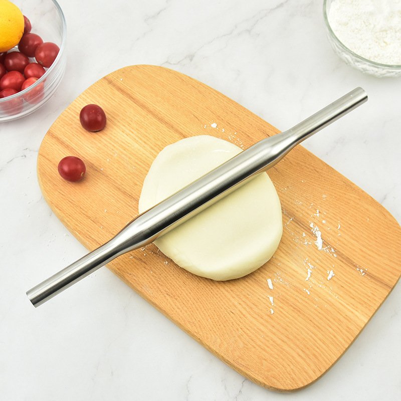 Rodillo de Acero Inoxidable 304 para Repostería y Masa de Alta Calidad
