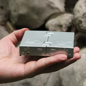 Estufa de bolsillo plegable ultraligera para camping y aventuras