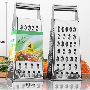 Rallador multifuncional de acero inoxidable para una cocina eficiente