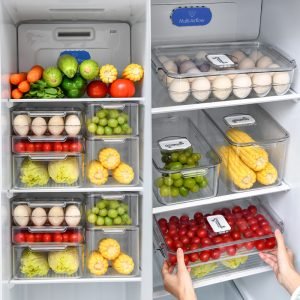 Caja de Almacenaje para Refrigerador y Conservación de Alimentos