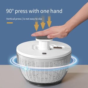Centrifugador y escurridor de verduras para una cocina saludable y eficiente