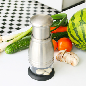 Cortador de Ajo de Acero Inoxidable para una Cocina Eficiente