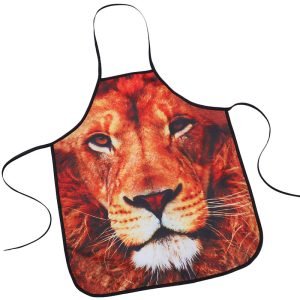 Delantal de Cocina con Estampado de Animales Duradero y Práctico
