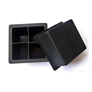 Molde de Silicona de 4 Cavidades para Hielo y Gelatina Creativa