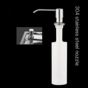 Dispensador de Jabón de Acero Inoxidable 304 para Cocina y Baño
