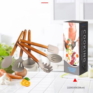 Pala de Silicona Antiadherente Ergonómica para Cocinar con Estilo
