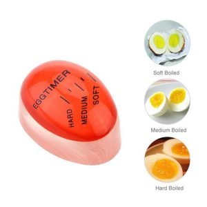 Temporizador Ergonómico para Cocinar Huevos con Cambio de Color