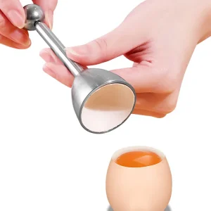 Abrelomos de huevos de acero inoxidable para una cocina moderna y eficiente