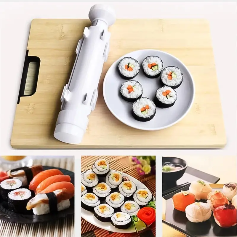 Molde de Sushi Multifuncional de Plástico Duradero para Preparar en Casa