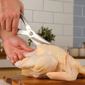 Tijeras de Cocina de Acero Inoxidable para Cortar Carnes y Aves
