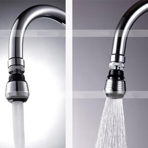 Grifo Ergonómico de Plástico Duradero para Cocina y Baño con Acabado de Metal