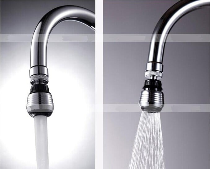Grifo Ergonómico de Plástico Duradero para Cocina y Baño con Acabado de Metal