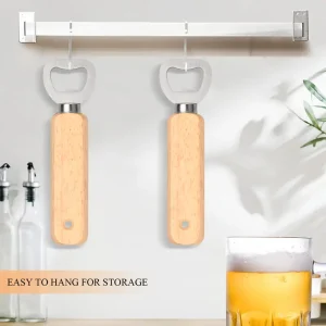 Abrelatas Ergonómico de Madera para Cerveza con Estilo y Durabilidad