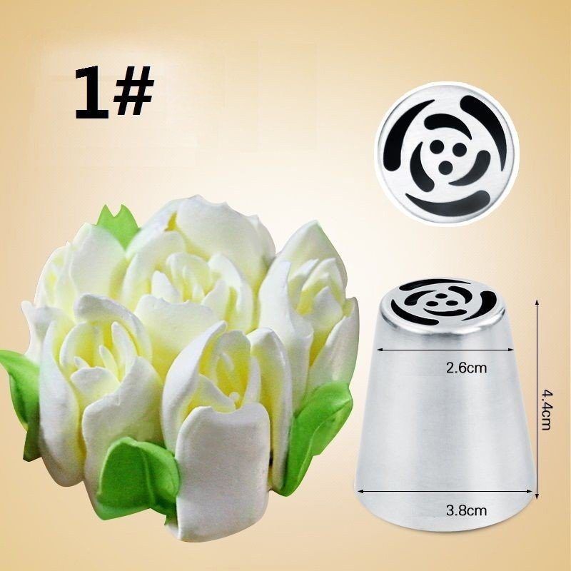 Boca de acero inoxidable 304 para decorar pasteles con precisión