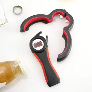 Set de 2 abrelatas 5 en 1 ergonómicos para cocina y exteriores