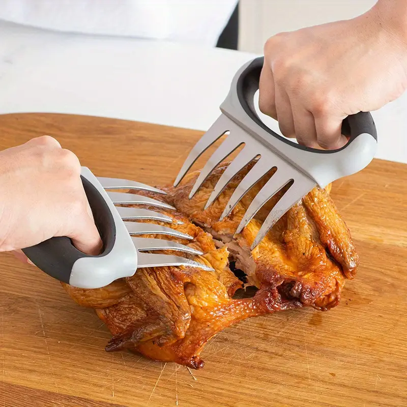 Set de 2 Garfios de Acero Inoxidable para Parrilla Eficientes y Duraderos