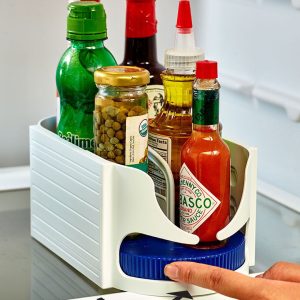 Caja de Almacenaje Rotatoria Multifuncional para Cocina y Baño