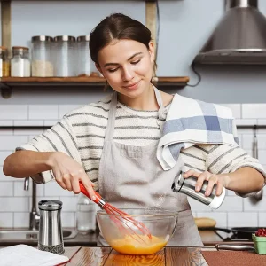 Salero y Especiero de Acero Inoxidable y Vidrio para Cocinas Modernas