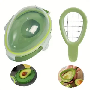 Cortador Ergonómico Multifuncional para Aguacate y Kiwi en Cocina