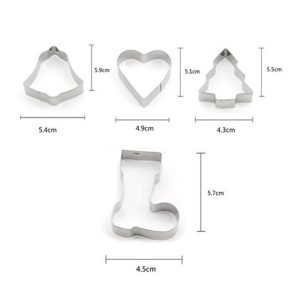 Set de 10 Moldes para Hornear en Forma de Árbol de Navidad