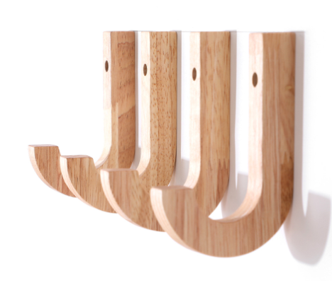 Ganchos de Madera Resistentes para Organizar tu Espacio con Estilo
