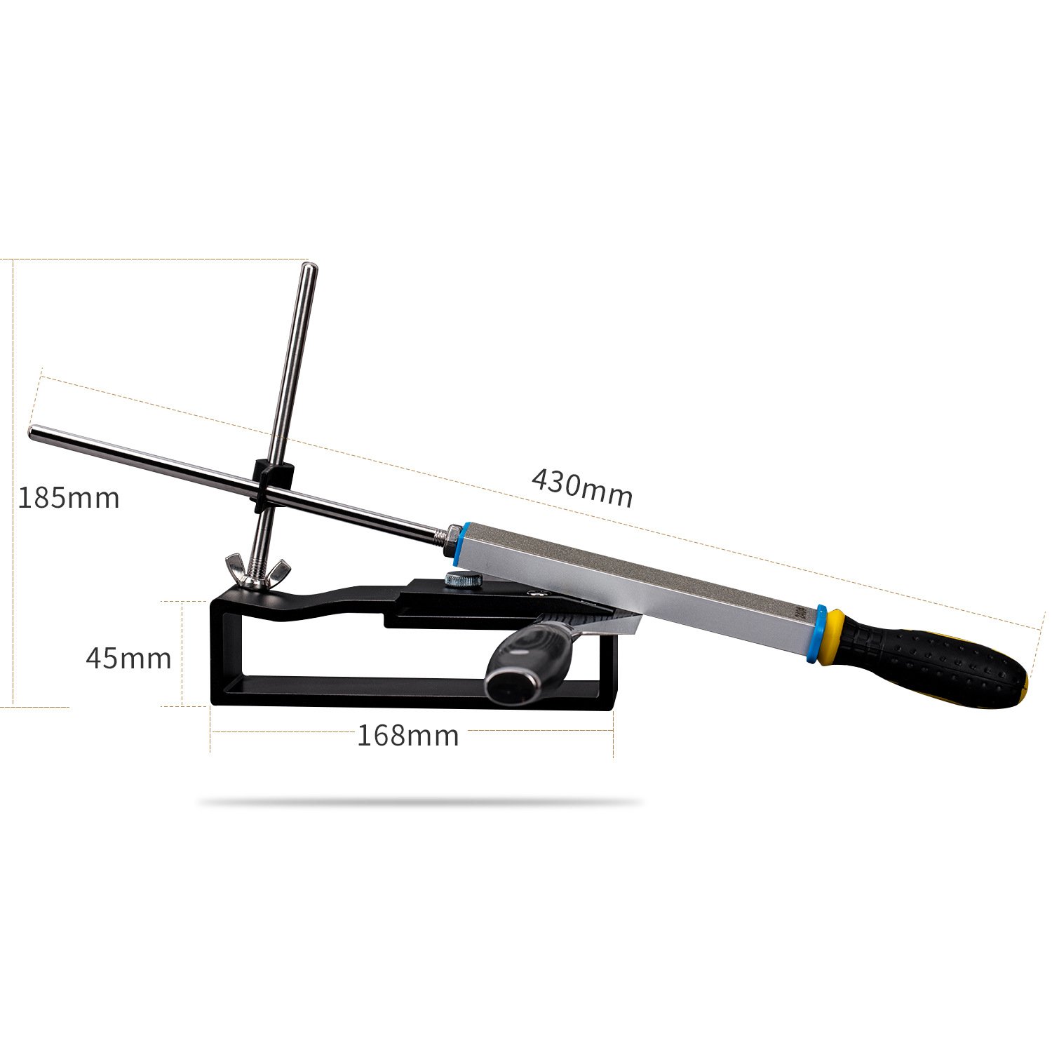 Afilador Cerámico de Diamante Ergonómico para Cuchillos de Cocina