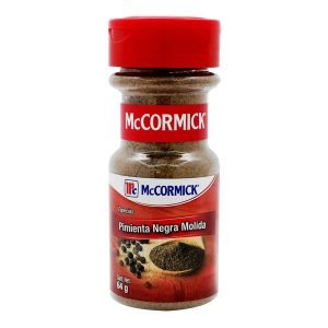 Pimienta Molida Negra McCormick 64 g Sabor Intenso para Realzar Tus Platillos