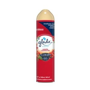 Aromatizante Glade Aerosol Jardín Campestre 400 ml para un hogar fresco y acogedor
