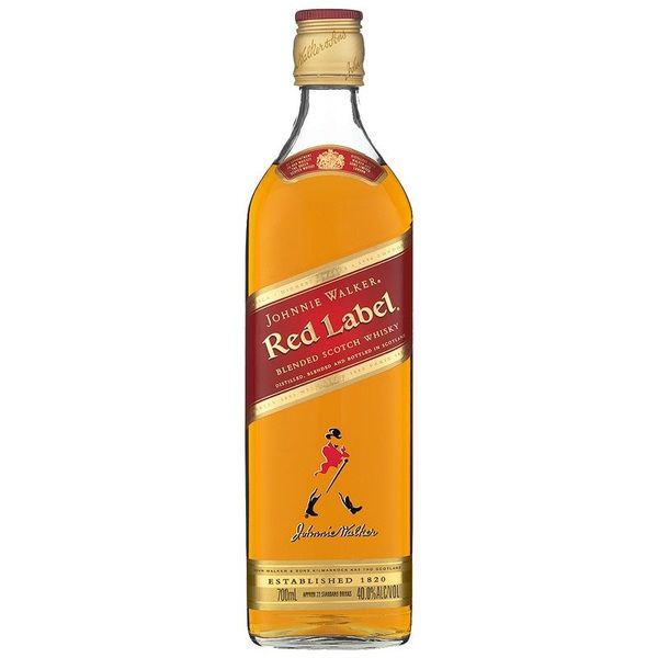 Whisky Johnnie Walker Red Label 700 ml Sabor Escocés Único