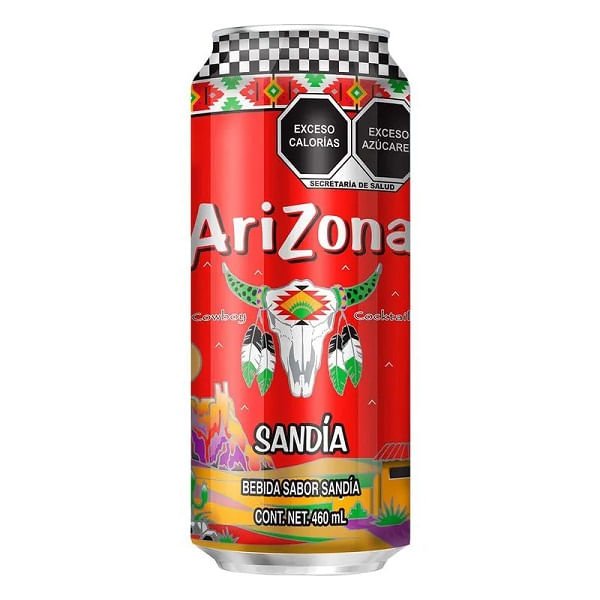 Bebida Arizona Sabor Sandía 460 ml Refrescante y Deliciosa para Compartir