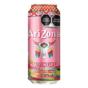 Bebida Arizona Kiwi y Fresa Lata 460 ml Refrescante y Natural