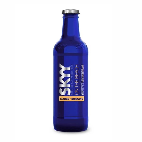 Vodka Skyy On The Beach Mango Durazno 275 ml Sabor Tropical Listo para Beber