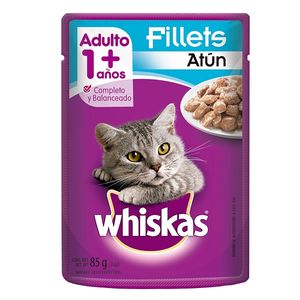 Whiskas Alimento para Gatos Sobres Atún 85 g Nutrición Completa
