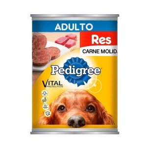 Alimento Húmedo Pedigree Lata Molida de Res 375 g para Perros