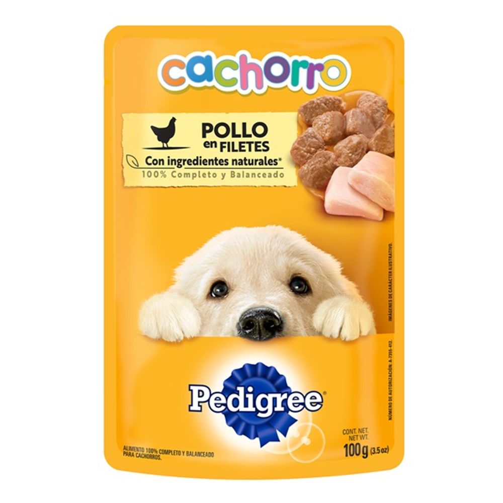 Alimento Húmedo para Cachorros Pedigree con Pollo 100 g