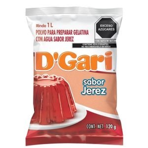 Gelatina D Gari Sabor Jerez 120 g Refrescante y Deliciosa