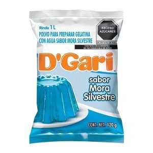 Gelatina D Gari Sabor Mora Silvestre 120 g Deliciosa y Refrescante