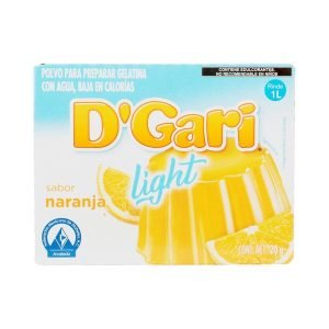Gelatina D Gari Light Naranja 20 g: Sabor y Bajo en Calorías