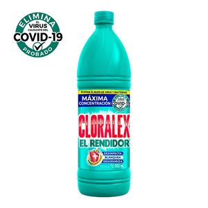 Blanqueador Cloralex El Rendidor 950 mL Eficaz y Versátil para tu Hogar
