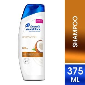 Shampoo Head & Shoulders Hidratación Aceite de Coco 375 ml para Cabello Saludable